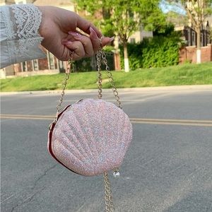 Mini Sequin Decor Shell Design Dome Bag